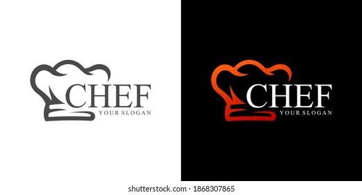 Kitchen Chef Logo Design Vector Template