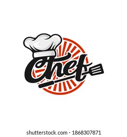 Kitchen Chef Logo Design Vector Template