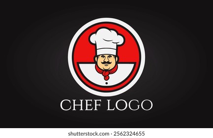 kitchen, chef, restaurant, cooking, logo, design, illustration, cook,