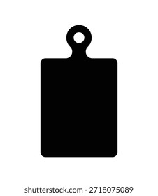 Kitchen chopping board icon with cutting board shapes, for cooking, food preparation, culinary tools, recipe design and kitchen user interface