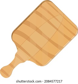 Tabla de corte de cocina, ilustración, vector sobre fondo blanco.