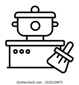 kitchen cleaning Modern concepts design, Premium quality vector illustration concept. Vector symbol.
