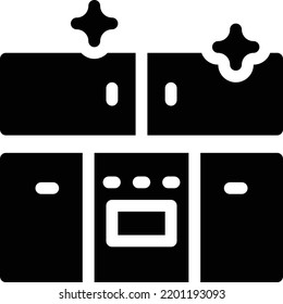 kitchen cleaning Vector illustration on a transparent background.Premium quality symbols.Glyphs vector icon for concept and graphic design.