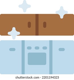 kitchen cleaning Vector illustration on a transparent background.Premium quality symbols.Stroke vector icon for concept and graphic design.