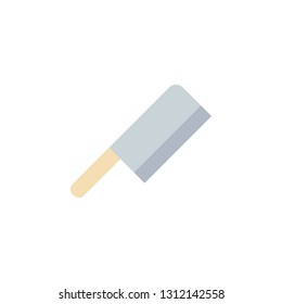 Kitchen, cleaver icon. Element of kitchen accessories color icon. Premium quality graphic design icon. Signs and symbols collection icon for websites, web design, mobile app