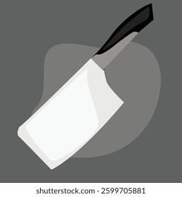  Kitchen cleaver knife for meat.