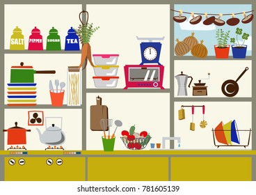 Kitchen clip art.
Daily necessities, materials for daily necessities.
Image of housework.
