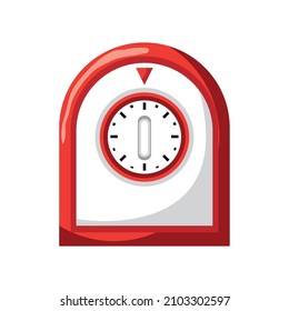 Kitchen Clock Timer Icon Vector