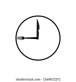 kitchen clock vector icon, watch vector icon