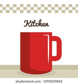 kitchen coffee cup utensil icon