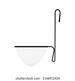 Kitchen colander icon. Vector illustration