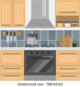 Kitchen color flat