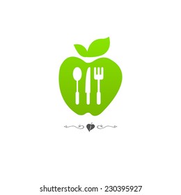 kitchen colored menu logo