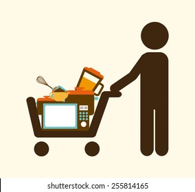 kitchen concept design, vector illustration eps10 graphic 