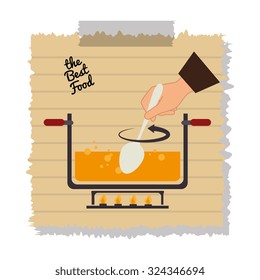 kitchen concept design, vector illustration eps10 graphic 