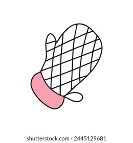 kitchen cook doodles cartoon. element stock