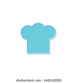 Kitchen cook hat icon.chef uniform vector 