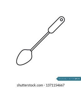 Kitchen Cook Utensils Icon Vector Template Illustration Design