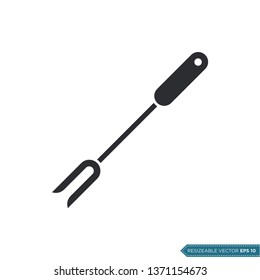 Kitchen Cook Utensils Icon Vector Template  Illustration Design