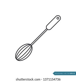 Kitchen Cook Utensils Icon Vector Template Illustration Design