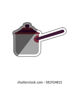 Kitchen cooker pressure icon vector illustration graphic design