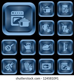 Kitchen and cooking button set