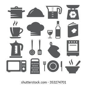 Kitchen and Cooking Icons