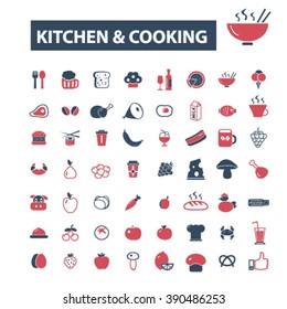 cocina, iconos de cocina
