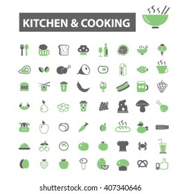 kitchen cooking icons
