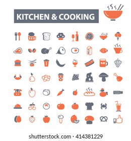 kitchen cooking icons
