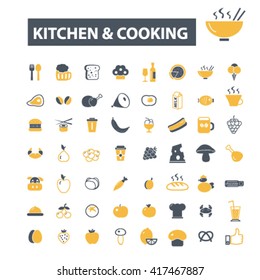 kitchen cooking icons
