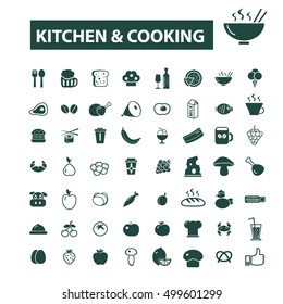 kitchen cooking icons
