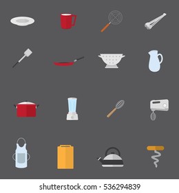 Kitchen and cooking icons design. Vector illustration
