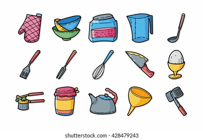 Kitchen and cooking icons set,eps10