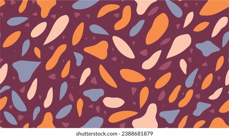 Kitchen, cooking print. Seamless colorful pattern of almond. Organic food. Vector leaf background design. Hand drawn cartoon vector illustration. Textile design.