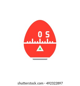 Kitchen Cooking Timer icon vector, solid flat sign, colorful pictogram isolated on white, logo illustration