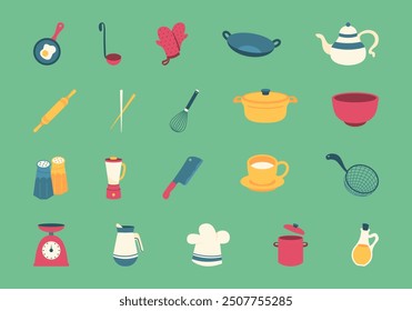 Kitchen Cooking Tools Element Set