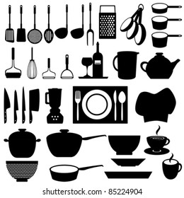 Kitchen And Cooking Tools Utensils