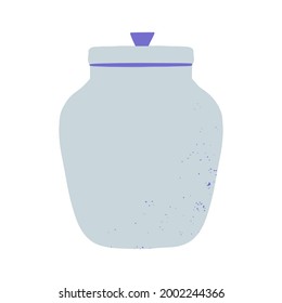 Kitchen cooking utensil spice storage container icon vector illustration. Baking bakery and pastry stuff element