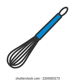 Kitchen Corolla Icon. Editable Bold Outline With Color Fill Design. Vector Illustration.