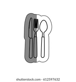 kitchen cutlery menu icon
