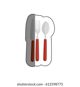 kitchen cutlery menu icon