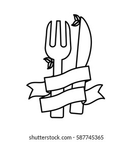 Kitchen cutlery utensil icon vector illustrration graphic design