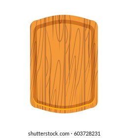 kitchen cutting board isolated on white background.