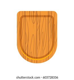 kitchen cutting board isolated on white background.