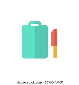 kitchen cutting icon vector illustration flat style design. isolated on white background