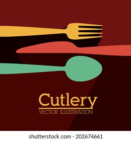 Kitchen design over white background, vector illustration