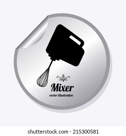 kitchen design over white background vector illustration 