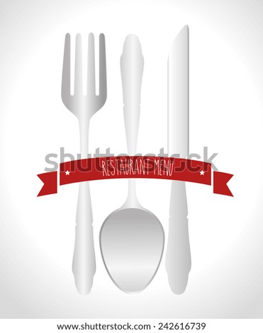 Kitchen design over white background, vector illustration.