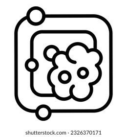 Kitchen dish wash icon outline vector. House cleaning. Clean staff